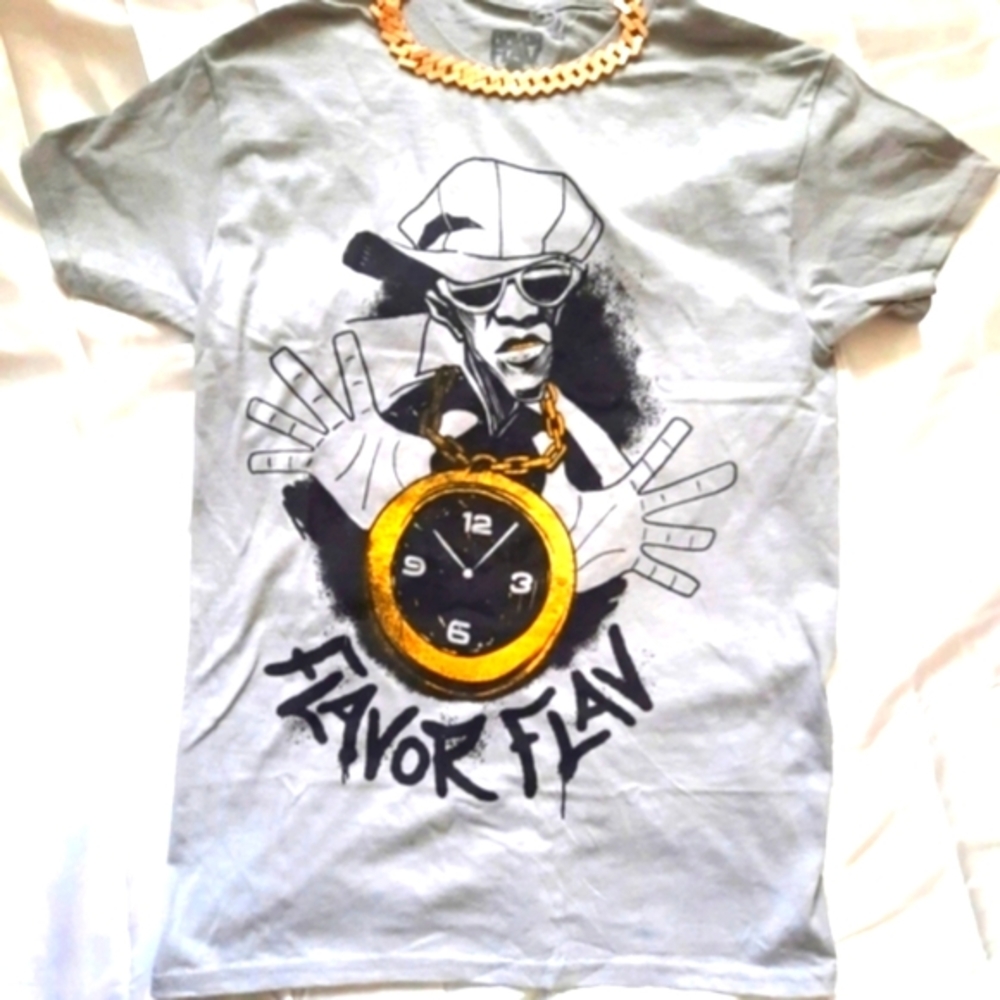 😁NEW ⏰️Flava Flav t-shirt⛓️ #icon#hip-hop #publicenemy🎬 #Legend